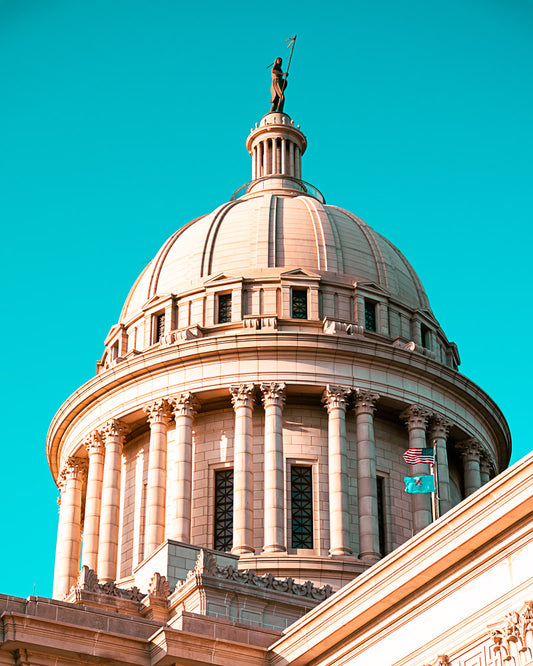 Oklahoma Capitol Building- Pop Art