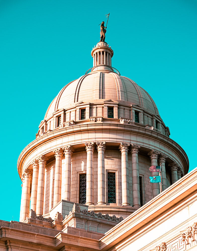 Oklahoma Capitol Building- Pop Art