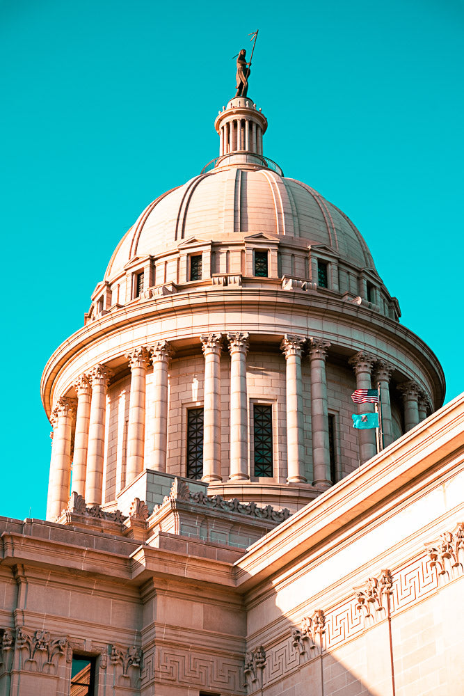 Oklahoma Capitol Building- Pop Art