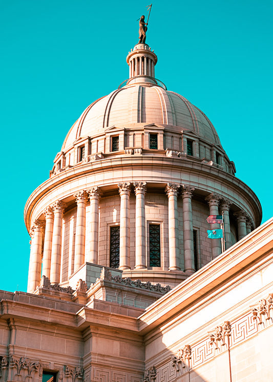 Oklahoma Capitol Building- Pop Art